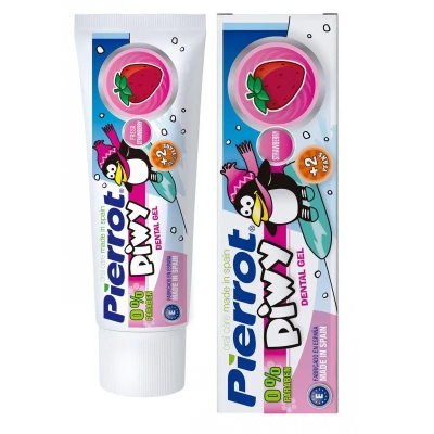 Pasta de dinti gel cu aroma de capsuni Piwy PIERROT 75 ml