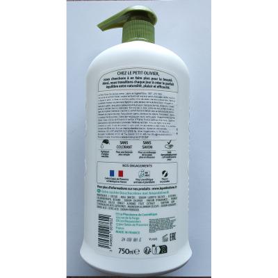 Gel de Duș Cremă LE PETIT OLIVIER cu Lapte de Migdale, 750ml