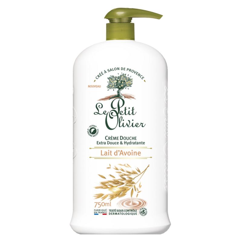 Gel de Duș Cremă Le Petit Olivier Lapte de Ovăz 750ml