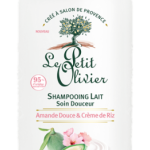 LE PETIT OLIVIER Șampon Cremos 250ml – Migdale Dulci & Cremă de Orez Pentru Păr Normal