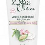Balsam Cremos LE PETIT OLIVIER 200ml cu Migdale Dulci & Cremă de Orez Pentru Păr Normal