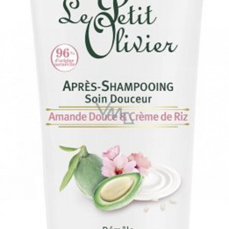 Balsam Cremos LE PETIT OLIVIER 200ml cu Migdale Dulci & Cremă de Orez Pentru Păr Normal