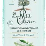 Șampon Micelar Purificator LE PETIT OLIVIER 250ml cu Aloe Vera & Ceai Verde Fără Silicon