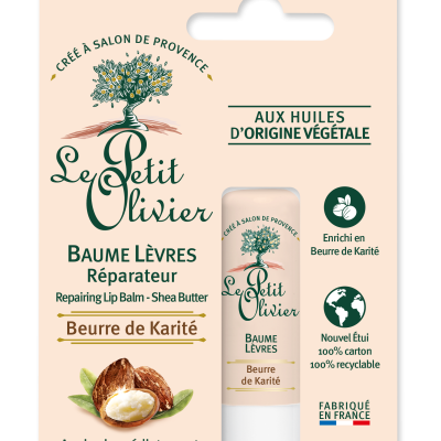 LE PETIT OLIVIER Balsam de Buze Reparator cu Unt de Shea 4g