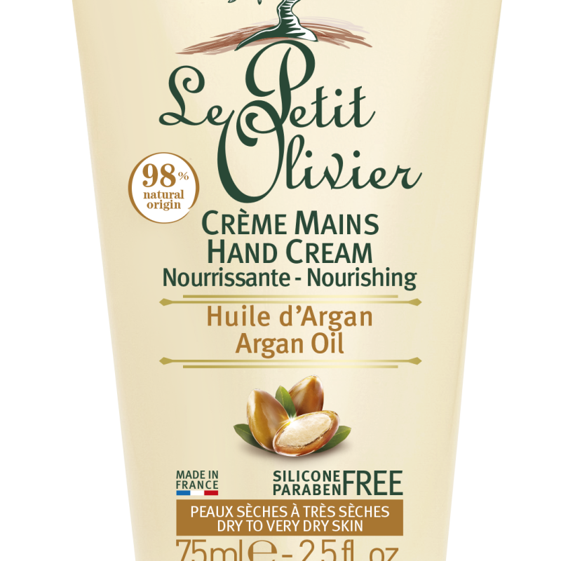 Le Petit Olivier Cremă Mâini cu Ulei de Argan, 75ml Repară si Hidratează