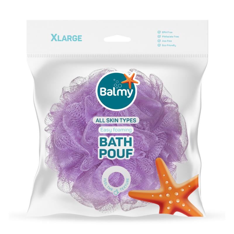 BALMY Floare Masaj pentru Baie X-LARGE Mov, 60g