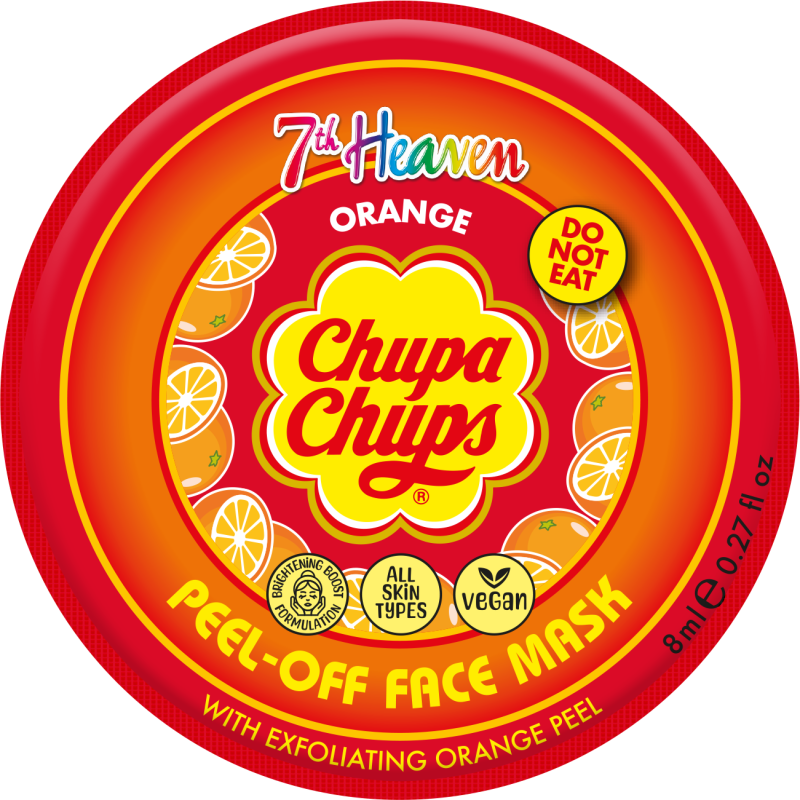 Mască de față Peel-Off 7th Heaven Chupa Chups Orange 8ml
