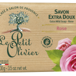 Sapun solid Le petit Olivier cu trandafir, 100g