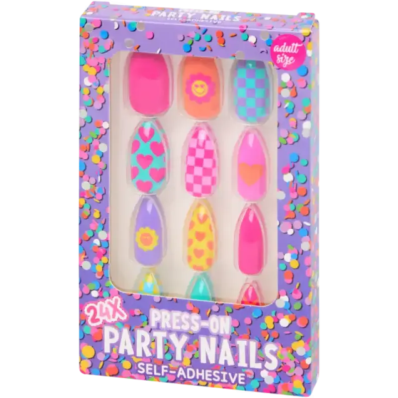 Unghii artificiale autoadezive pentru copii I Love My Style – set 24 bucăți, diverse modele